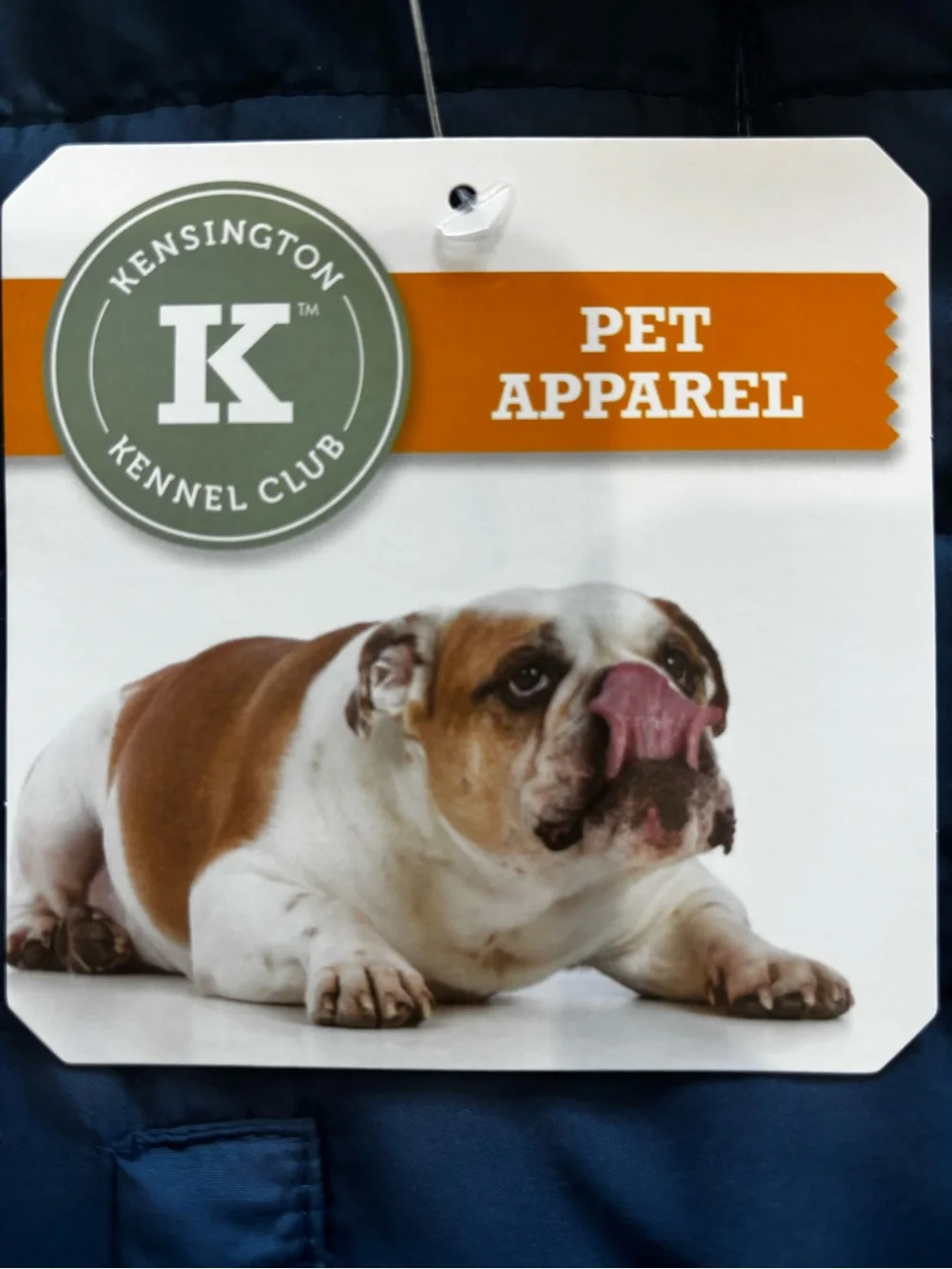Navy Outdoor Pet Jacket small